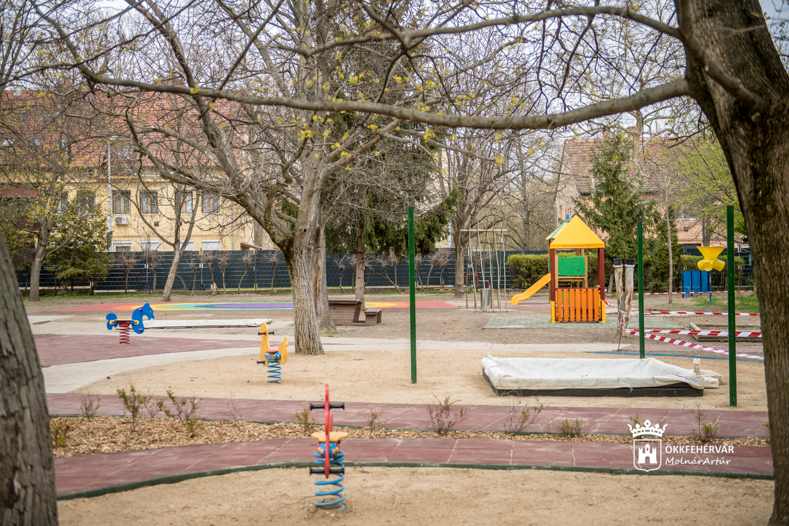 A Szivárvány Óvodában fejeződik be a tavaly indult udvarfelújítási program